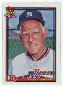 Check spelling or type a new query. Sparky Anderson # 519 - 1991 Topps Baseball | Sparky anderson, Baseball, Old baseball cards