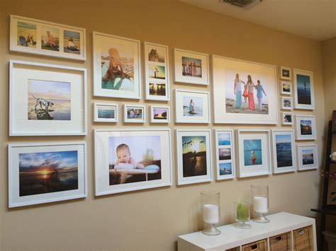 Photo wall gallery, Gallery wall decor, Family photo wall