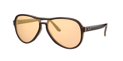 ray ban rb4355 vagabond 6547b4 sunglasses in dark brown smartbuyglasses usa