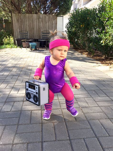 Cutest 80s Workout Baby Ever Baby Girl Halloween Costumes Toddler