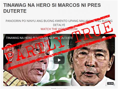 Vera Files Fact Check Aquino Vs Duterte Video Carries Three Misleading Claims Vera Files