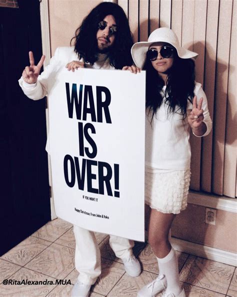 John Lennon And Yoko Ono Halloween Costumes Funny Couple Halloween Costumes Couple Halloween