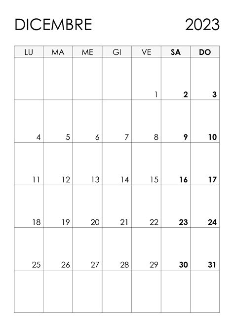 Calendario Dicembre 2023 Calendariosu