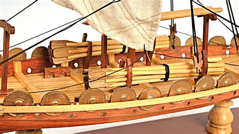 Drakkar Dragon Viking Longship Wooden Ship Model Small 15 Fully Built