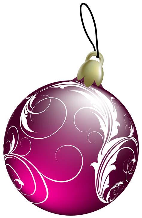 Beautiful Pink Christmas Ball Png Clipart Best Web Clipart