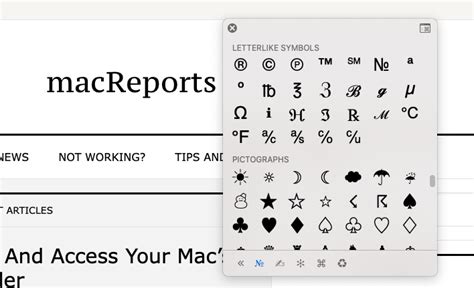 Mac Keyboard Shortcuts Symbols