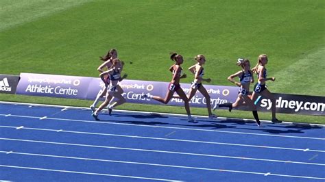 u 16yrs 1500m women final australian athletics championships olympic park sydney 31 03 2017