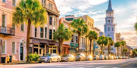 Usa Die Us Stadt Charleston In South Carolina Ist Die Schönste Stadt