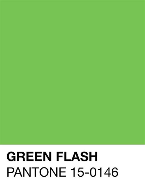 Green Flash Pantone 15 0146 Springsummer 2016 Pantone Verde Carta
