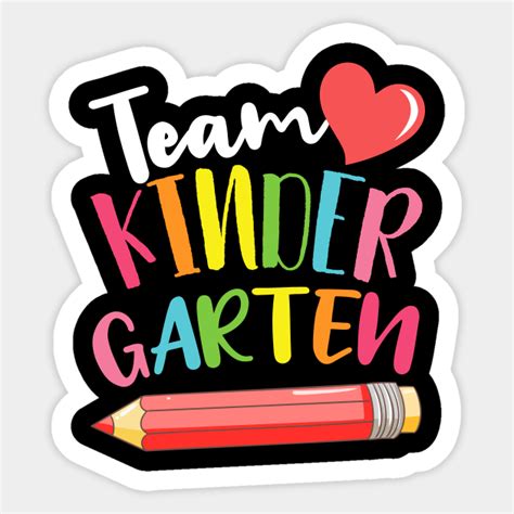 Team Kindergarten Cute Back To School T For Teachers And Students