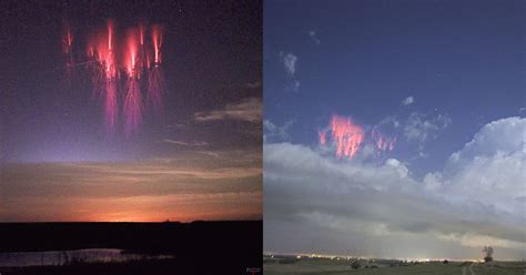 This Photographer Hunts For Rare Red Sprites Above Thunderstorms