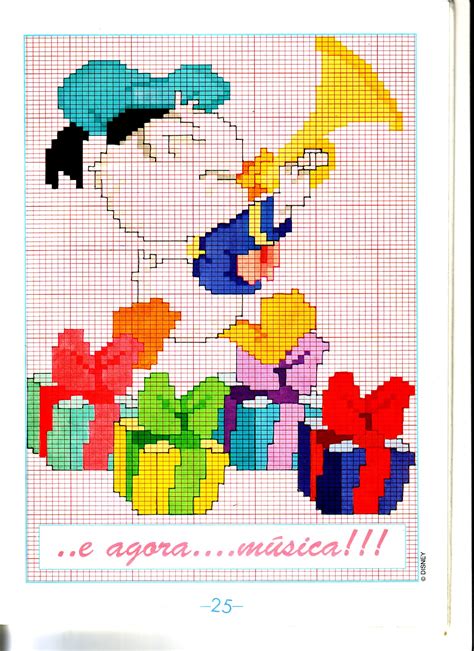 Check spelling or type a new query. Cross stitch pattern baby Donald Duck plays the trumpet ...