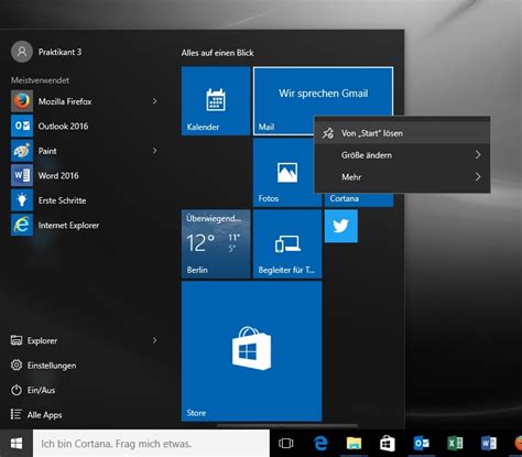 Startmenü Ohne Apps In Windows 10 Qitec Gmbh