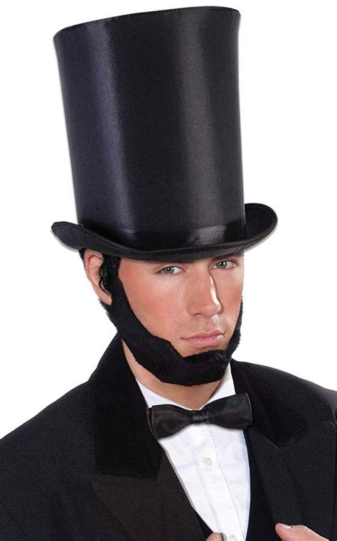 Extra Tall Black Satin Top Hat Black Costume Top Hat