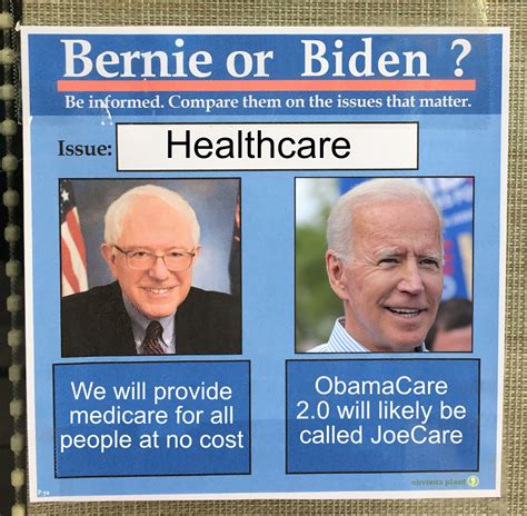 Bernie Or Biden Meme Template