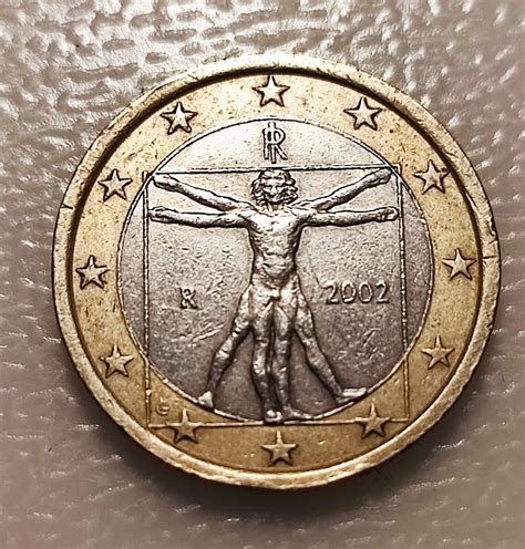 Pièce 1 Euro Italienne Rare De Léonard De Vinci 2002 Tres Rare Ebay