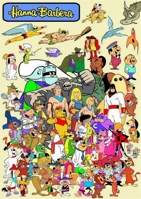 mundo hanna barbera classic cartoon characters old school cartoons old cartoons