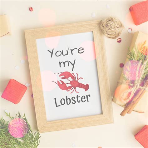 Youre My Lobster Lobster Art Print Friends Tv Show Etsy