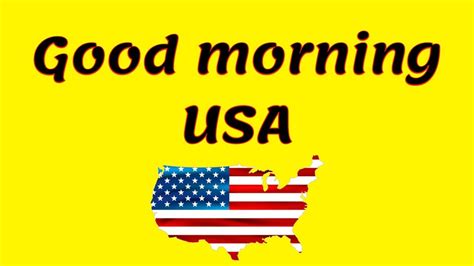 Good Morning Usa Goodmorning Usa Sea Youtube