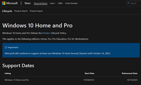 Microsoft Says Support For Windows 10 Will End In Oct 2025 Software