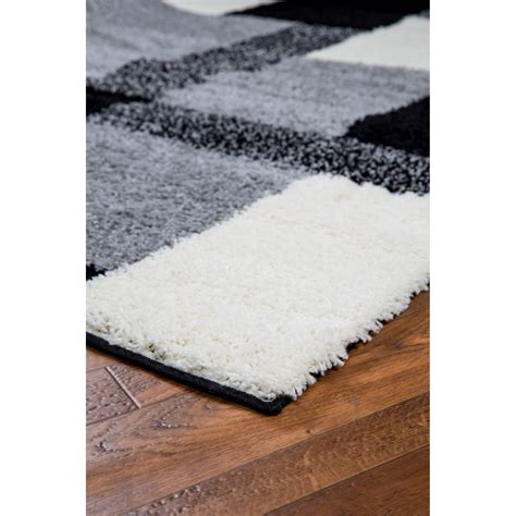 Well Woven Madison Shag Cubes Contemporary Area Rug Ggmyhome