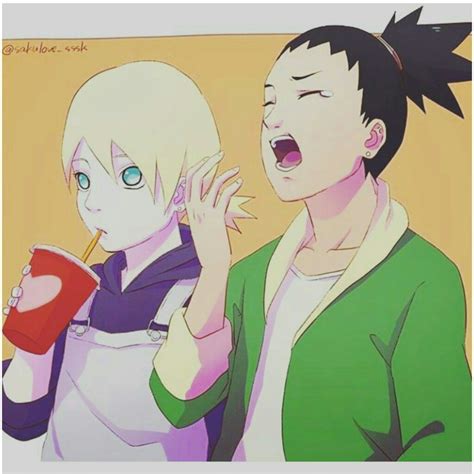 Shikadai And Inojin Inojin Shikadai Anime Naruto