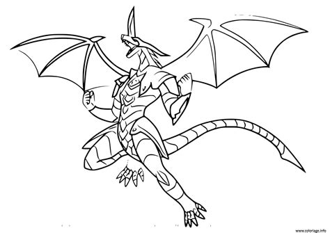 Coloriage Drago Leader Of The Bakugan Jecolorie