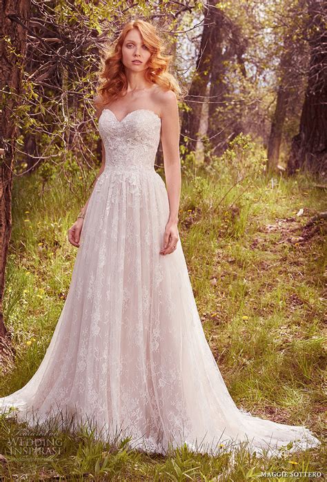 With romantic shapes and dramatic details, each gown creates a feminine, vintage look for the modern century bride. Maggie Sottero Spring 2017 Wedding Dresses — "Avery ...