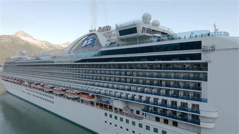 Alaska Inside Passage Cruise Top Deck View at some stops. - YouTube