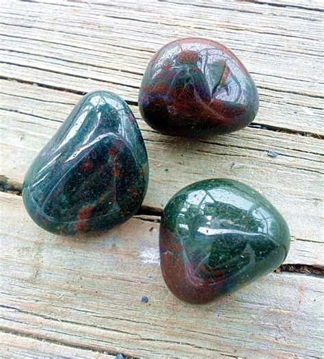 African Bloodstone Tumbled Healing By Gemsfromtheuniverse On Etsy