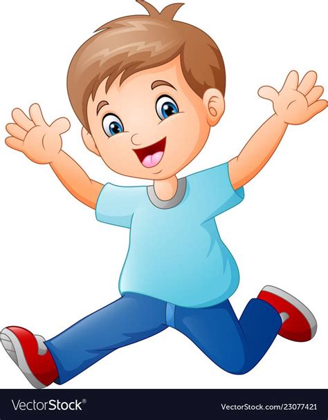 Illustration Of Happy Boy Cartoon Download A Free Preview Or High