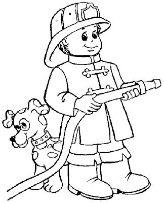 Color animal pictures of horses, dogs, rabbits, lion and more. transmissionpress: Fireman " Fire Fighter " Printable ...