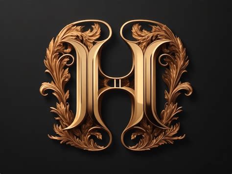 Premium Ai Image Free Vector Luxury Letter H Logo