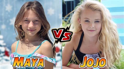 Maya Le Clark Vs Jojo Siwa Transformation ★ 2022 Youtube