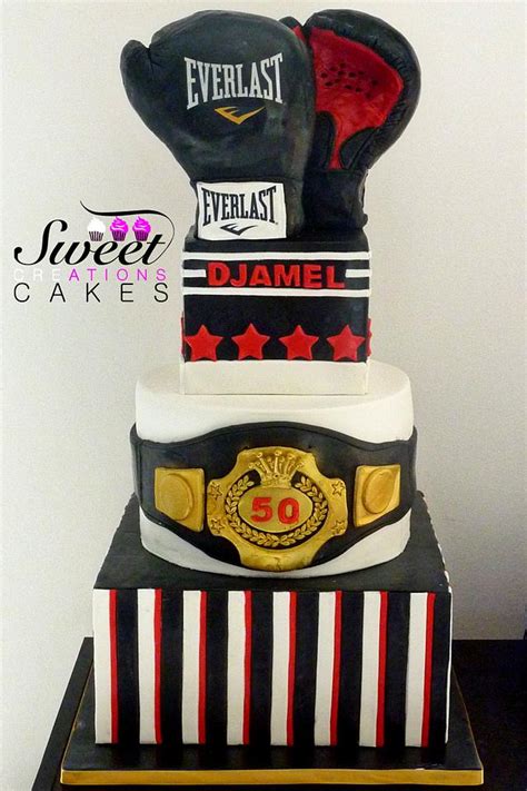 Boxing Cake Decorated Cake By Sweet Creations Cakes Cakesdecor