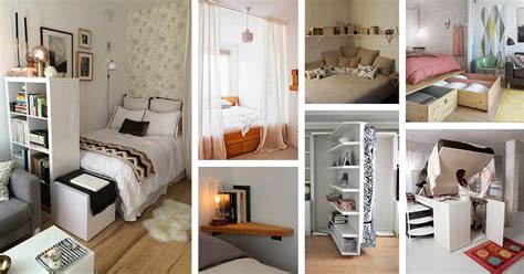 Consider furniture items made for the bedroom, kitchen, or living room! Bedroom Space-Saving Ideas Perfect For Tiny House - Teeny ...
