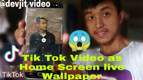 How to put live wallpapers from tik tok on android and iphone. Set Tik Tok Video as Home Screen live Wallpaper // Android ...