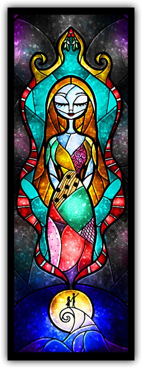 Nightmare Before Christmas Stained Glass