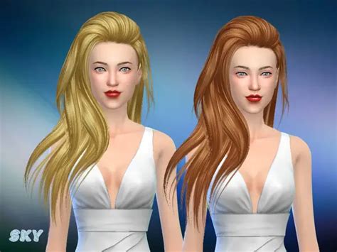 The Sims Resource Bobo Hair By Skysims Sims Hairs