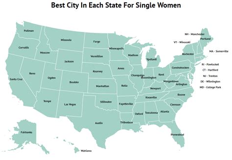 The Best City In Each State For Single Women In 2019 – Zippia