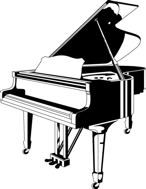 Grand Piano Klavír Hudba Vektorová Grafika Zdarma Na Pixabay Pixabay