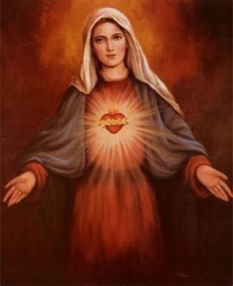 Sagrado Corazón De María Mother Mary Images Holy Mary Blessed