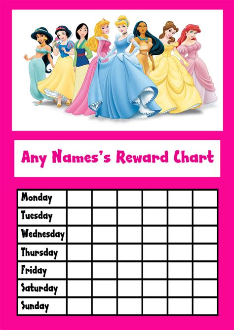 The disney princess heute bestellen, versandkostenfrei. Disney Princess Star Sticker Reward Chart - The Card Zoo