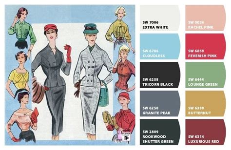 1950s Color Colors There Were Three Major Color Trends In The 50s