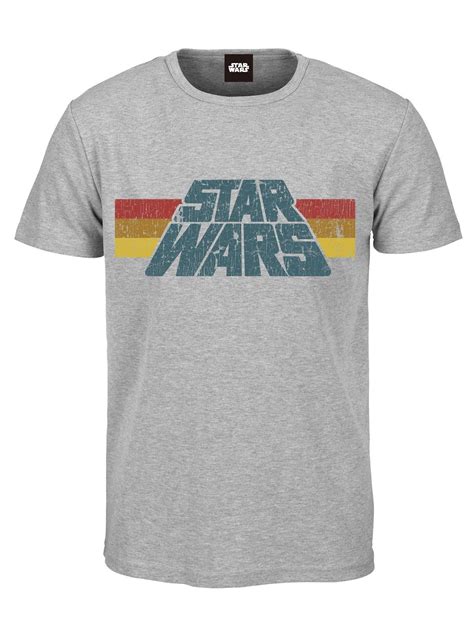 Star Wars Vintage 77 T Shirt Grey Melange In 2020 Star Wars Outfits