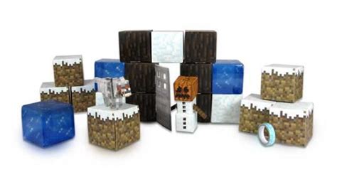 Jazwares Minecraft Papercraft Set 48pc Snow Set Toysonfireca