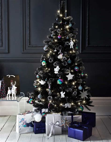 Black Christmas Trees That Bring A Daring Twist To Your Decor