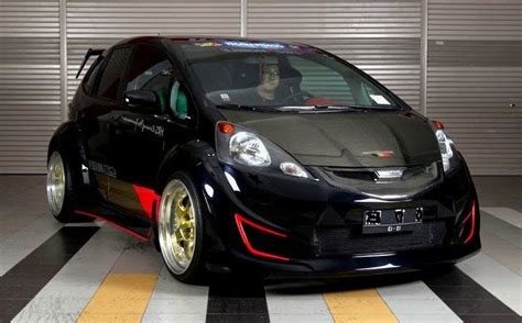 Maybe you would like to learn more about one of these? Best Modified Car Racing Custom Black Honda Fit Body Kit ...