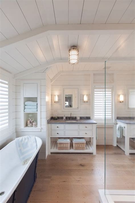 20 Wooden Ceilings Bathroom Ideas Housely