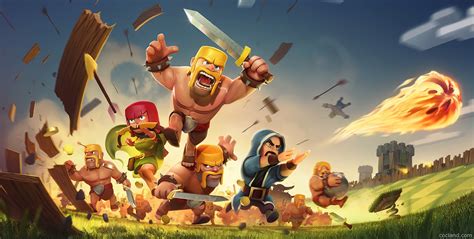 Clash Of Clans Hd Wallpapers Clash Of Clans Land